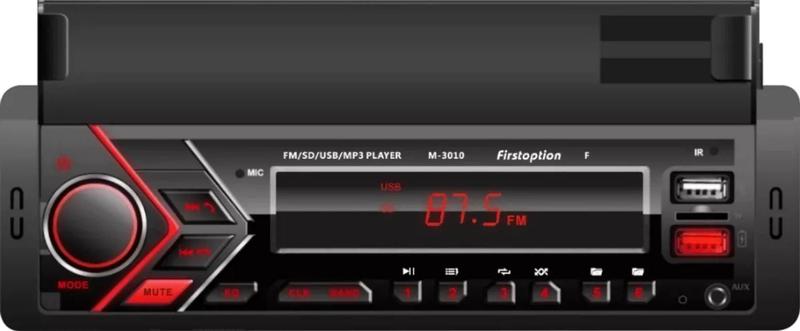 Imagem de Rádio Automotivo Bluetooth Aparelho De Som carro Suporte Celular Mp3