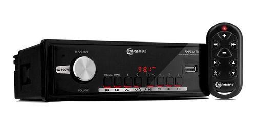 Imagem de Radio Automotivo Bluetooth/USB/FM - 4x100 Watts RMS Taramps