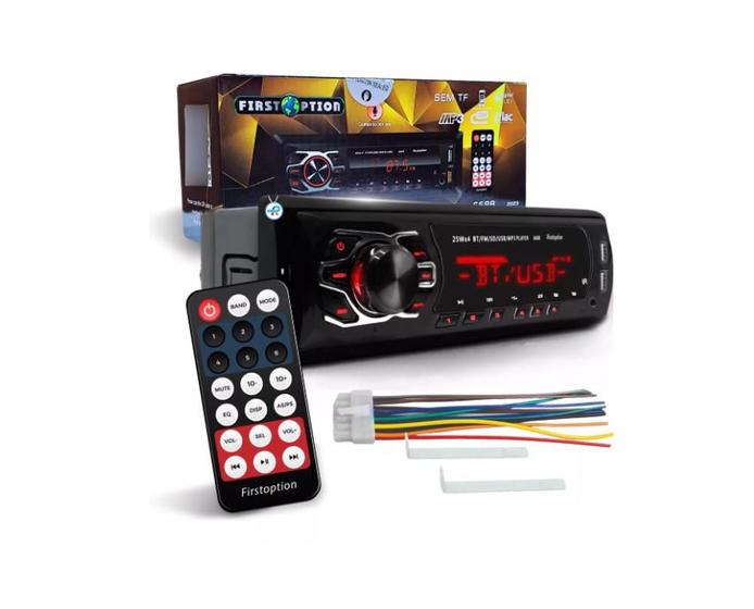 Imagem de Radio automotivo MP3 BT 25W 6688T C/CONTROLE SEM TF (2USB) 