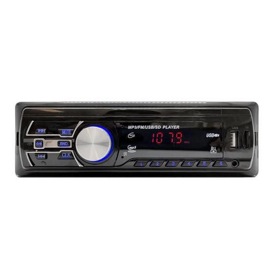 Imagem de Rádio Automotivo MP3 Player Onnix RD-102 USB/AUX/Bluetooth/FM