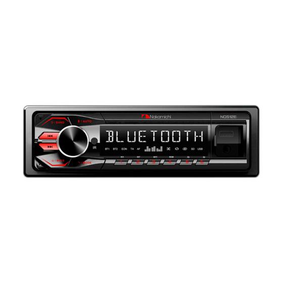 Imagem de Radio Automotivo MP3 USB 2.0 Carregador Bluetooth AM/FM Controle Remoto Nq512bt Nakamichi