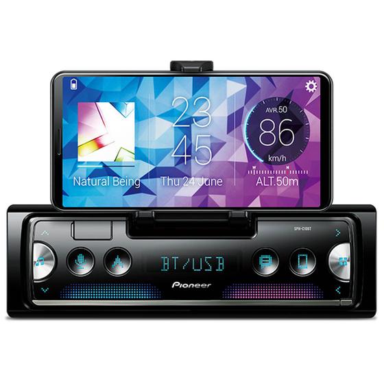 Rádio Automotivo Pioneer SPH-C10BT Som Bluetooth MP3 Player 1 Din LCD Smart Sync Android Iphone Menor preço em Rádio Automotivo Pioneer SPH-C10BT Som Bluetooth MP3 Player 1 Din LCD Smart Sync Android Iphone