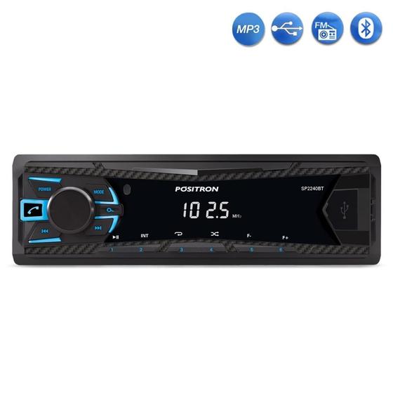 Imagem de Radio Automotivo Positron SP2230BT Mp3 Player Bluetooth USB FM 4x7w