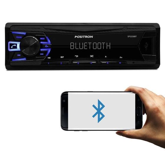 Radio Automotivo Positron SP2230BT Som Bluetooth LED USB FM Menor preço em Radio Automotivo Positron SP2230BT Som Bluetooth LED USB FM