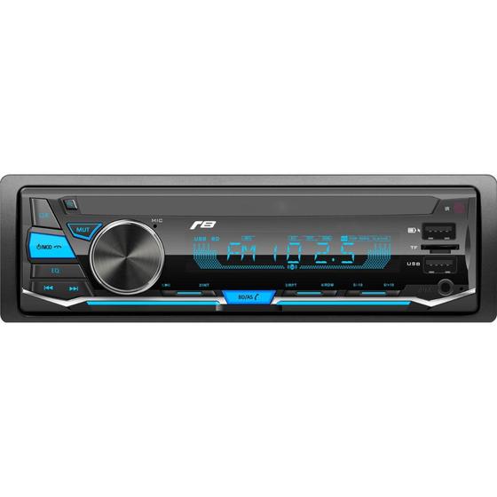 Rádio Automotivo Som para Carro Bluetooth MP3 Dual USB FM MicroSD LED Com Controle Remoto JR8 - JT10 Menor preço em Rádio Automotivo Som para Carro Bluetooth MP3 Dual USB FM MicroSD LED Com Controle Remoto JR8 - JT10