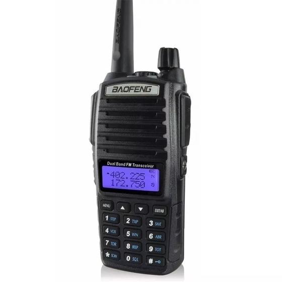 Imagem de Radio Baofeng Uv82 Ht Dual Band Bateria 8w Fone E Carregador Homologação: 44031912050