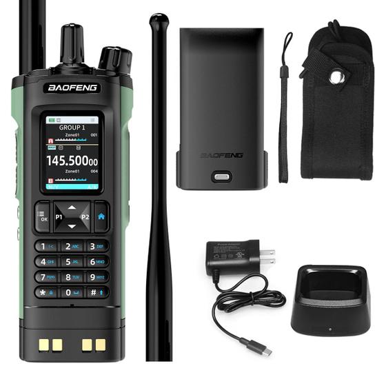 Imagem de Rádio bidirecional BAOFENG UV-32 Walkie Talkie GPS 10W Bluetooth