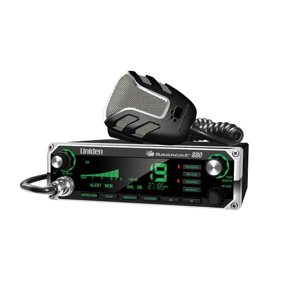 Imagem de Rádio CB Uniden BEARCAT 880 - 40 Canais com Display LCD de 7 Cores