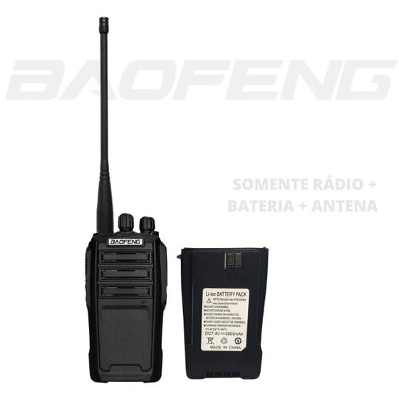 Imagem de Rádio Comuncador Baofeng UV-6 Para Reposição Com Bateria E Antena