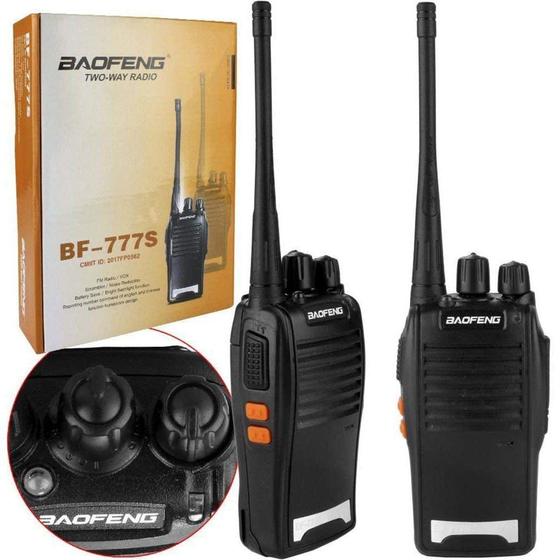 Imagem de Rádio Comunicador Baofeng Two-Way Bf-777S + Fone de Ouvido