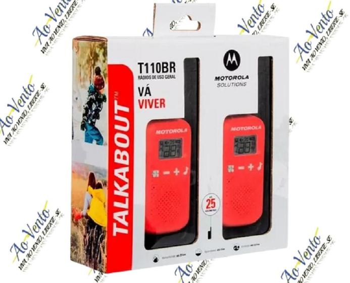 Imagem de Rádio Comunicador Motorola Talkabout T110 25km