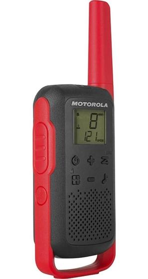 Imagem de "Rádio Comunicador Motorola Talkabout T210br Alcance Até 32k Cor Preto/vermelho "