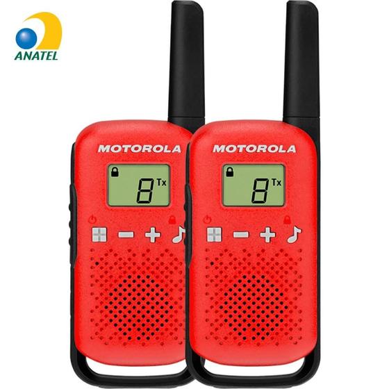 Imagem de Rádio Comunicador Talkabout 25km T110BR Vermelho MOTOROLA