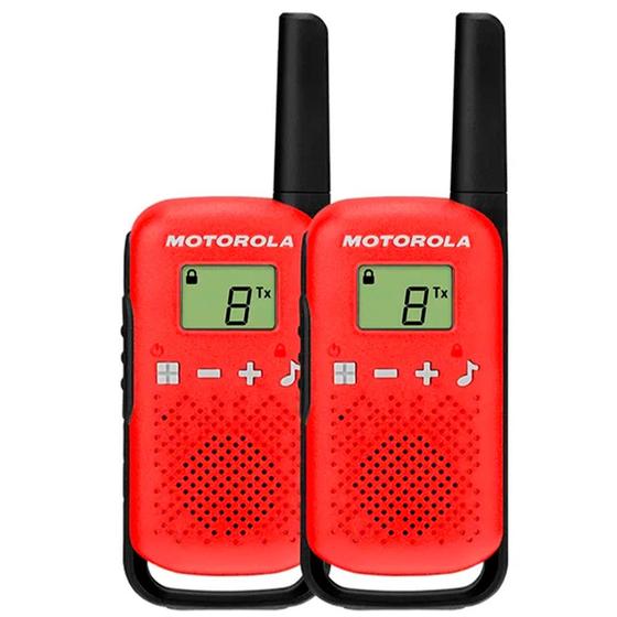 Imagem de Rádio Comunicador Talkabout Motorola T110BR 25km 110V - Vermelho