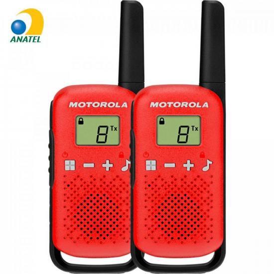 Imagem de Rádio Comunicador Talkabout Motorola T110BR 25km Vermelho - PAR / 2 F002