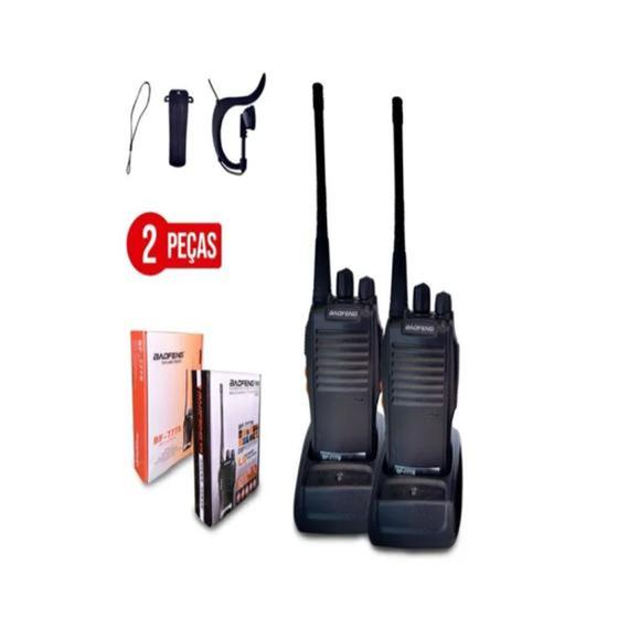 Radio Comunicador Walk Talk 16 Canais 12km Baofeng Bf 777s Kit Com 2 Unidades Rádio 6192