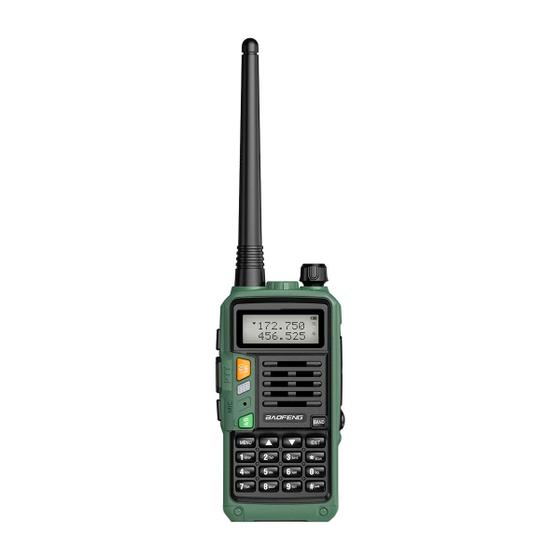 Imagem de Rádio Comunicador Walkie Talkie UHF VHF UV-S9 Plus