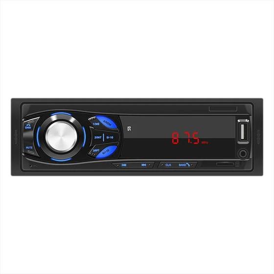 Imagem de Radio de Carro MP3 Player FM Bluetooth Entrada USB Entrada AUX