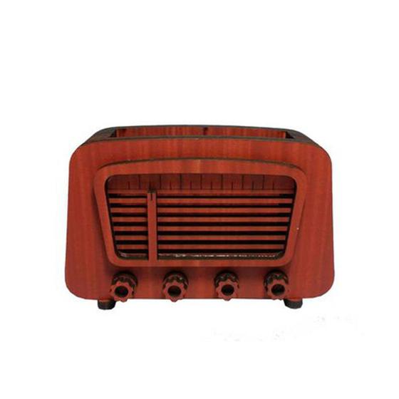 Imagem de Radio Decorativo Vermelho c/ Amplificador de som celular