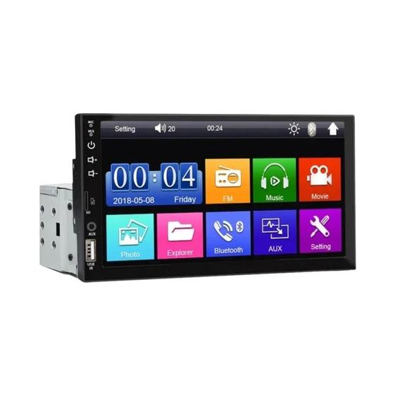 Imagem de Rádio do Carro MP5 Player 7 Polegadas HD - Tela Touchscreen, Bluetooth, USB e FM