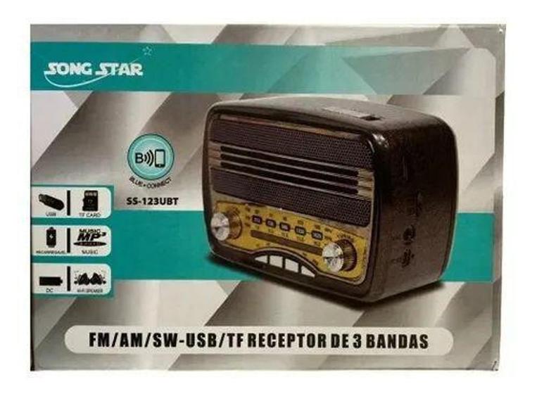 Imagem de Rádio Fm/Am/Sw - Usb Ss123Ubt Blue Connect - Song Star