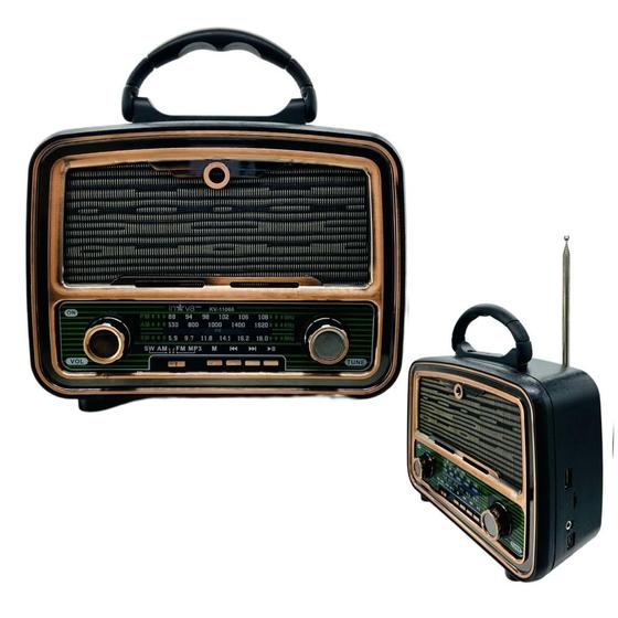 Imagem de Rádio Inova Sem Fio Retrô Bluetooth Recarregável