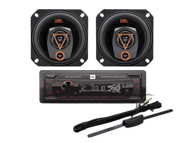 Rádio JBL Celebrity 100 BT/USB/SD/FM/Aux + Par Alto Falantes JBL ...