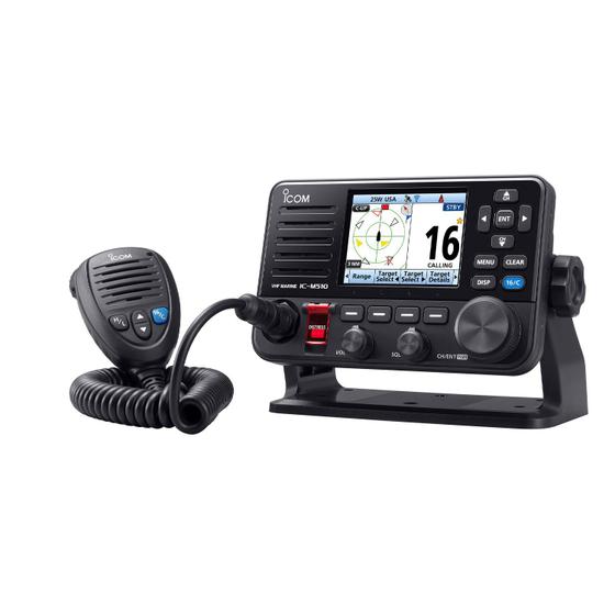 Imagem de Rádio Marítimo DSC VHF Classe D com Função WLAN IC-M510