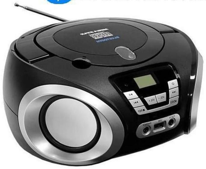 Imagem de Rádio Micro System Portátil Mega Star Toca Cd Bluetooth +