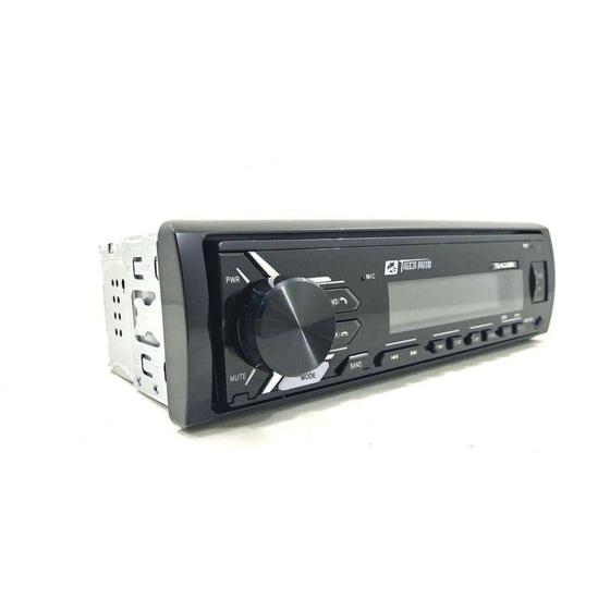 Imagem de Rádio MP3 Player Automotivo Tiger TG-4.3.006 1 Din com USB SD AUX RCA FM Bluetooth