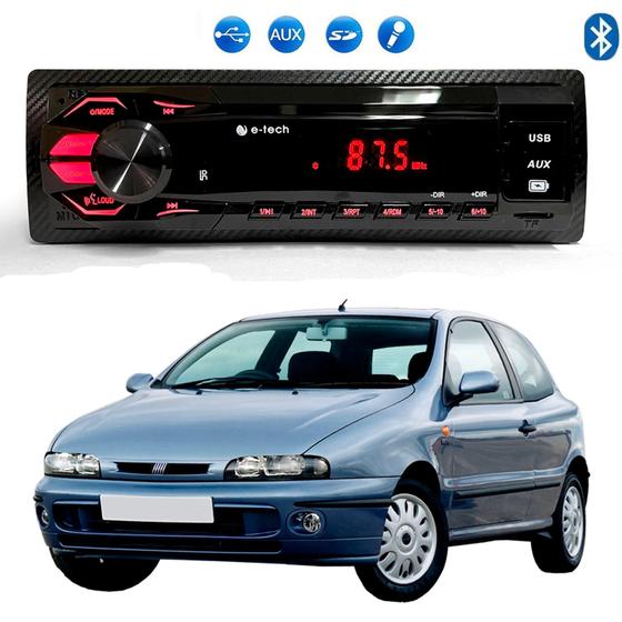 Imagem de Radio Mp3 Som Automotivo Bluetooth Usb Card Sd Brava Marea