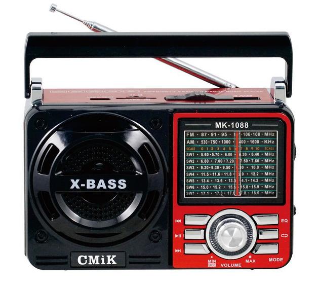 Imagem de Rádio Portátil Am Fm A Pilha E Energia Usb Recarregável Bluetooth