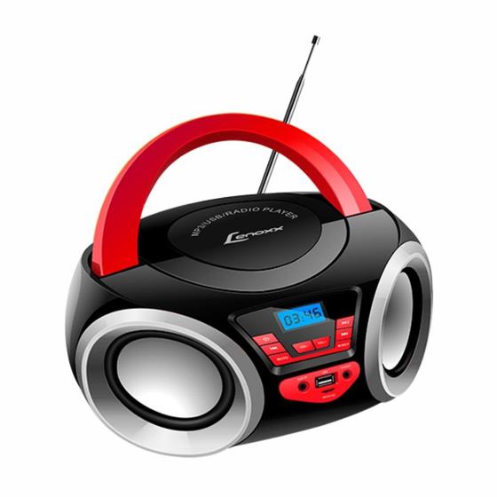 Imagem de Rádio Portátil Bluetooth Boombox Lenoxx bd110