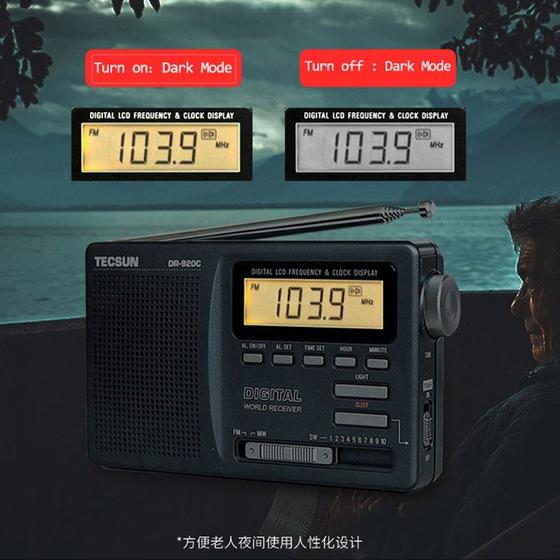 Imagem de Rádio Portátil Digital FM/MW/SW com Display - Multibandas