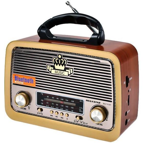 Imagem de Radio Portatil Megastar Rx2152Bt Am/Fm/Sw 600 Watts P.M.P.O