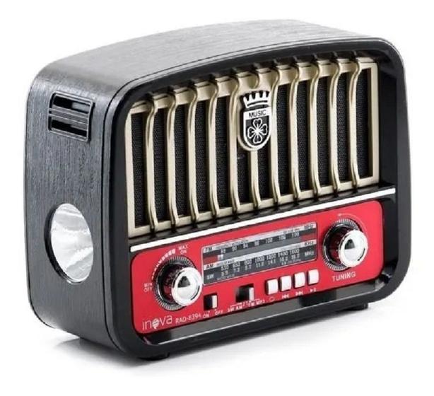 Rádio Portátil Retro Am fm usb cartão de memoria pen drive - Ltomex ...