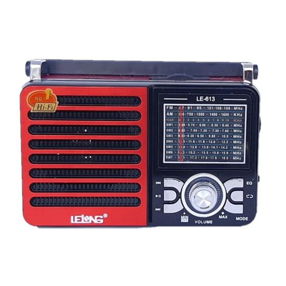 Imagem de Radio portatil retro radio am-fm lelong le-613