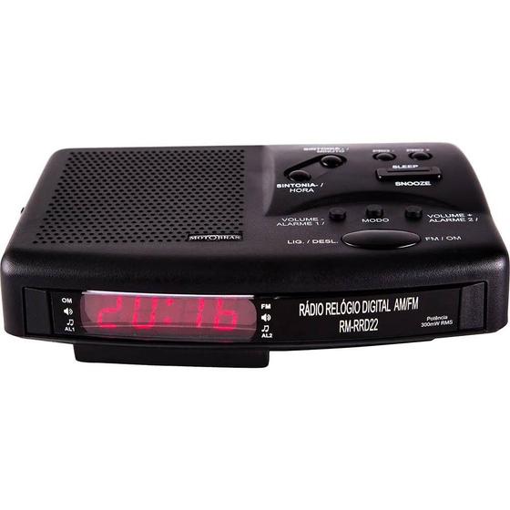 Imagem de Rádio Relógio Motobrás RM-RRD22 AM FM Display Digital