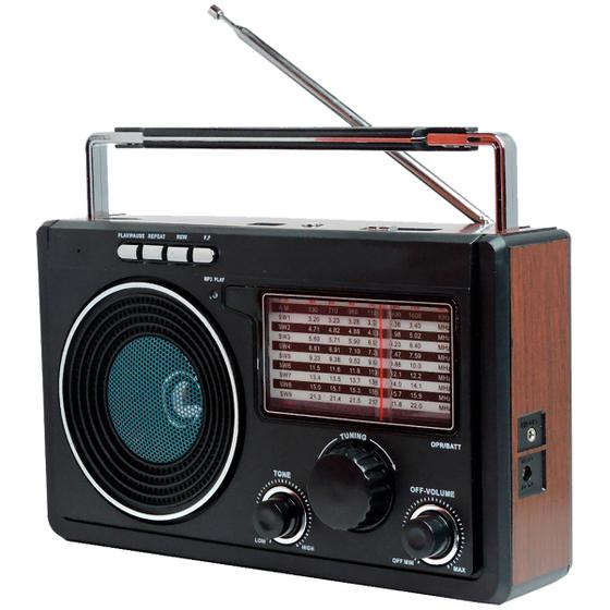Rádio Retrô Cnn-686 Recarregável Am Fm 3w Rms 4 Ohms Menor preço em Rádio Retrô Cnn-686 Recarregável Am Fm 3w Rms 4 Ohms