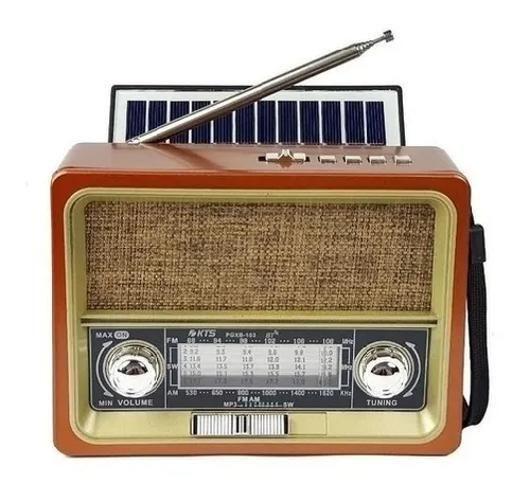 Imagem de Radio Retro Usb Solar Recarregável