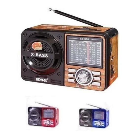 Rádio Retrô Vintage Am Fm Portátil Pilha E Tomada Analógico Menor preço em Rádio Retrô Vintage Am Fm Portátil Pilha E Tomada Analógico