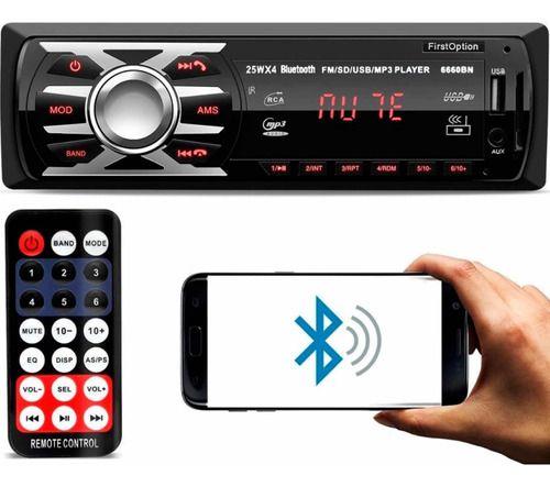 Imagem de Rádio  Som Para Carro Automotivo Com Controle Bluetooth