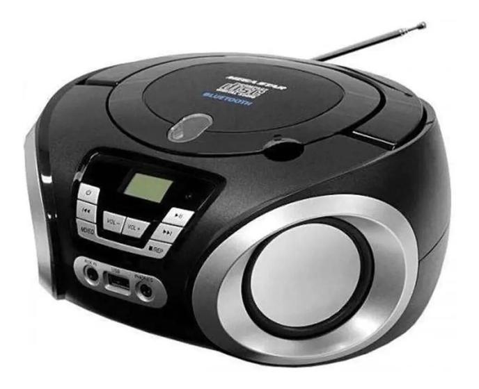 Rádio Toca Cd Usb Fm Pendrive Bluetooth - Mega Star - Rádio Portátil ...