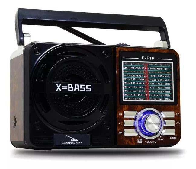 Rádio Vintage Retro com bluetooth USB 1088 AM/FM/SW recarregável Menor preço em Rádio Vintage Retro com bluetooth USB 1088 AM/FM/SW recarregável