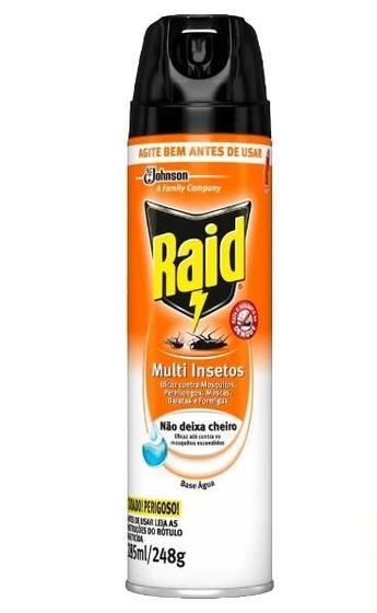 Imagem de Raid Inseticida Aerossol Multi-insetos Base Água 285ml