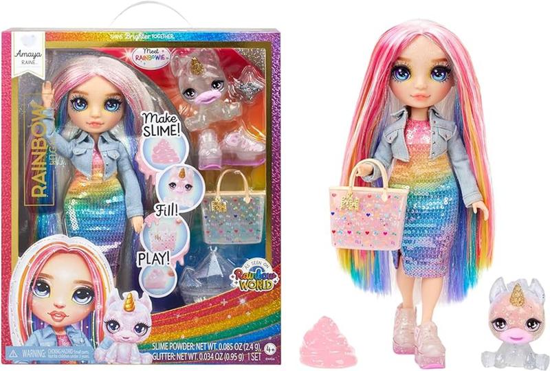 Imagem de Rainbow High Amaya, Rainbow Com Slime Kit E Pet