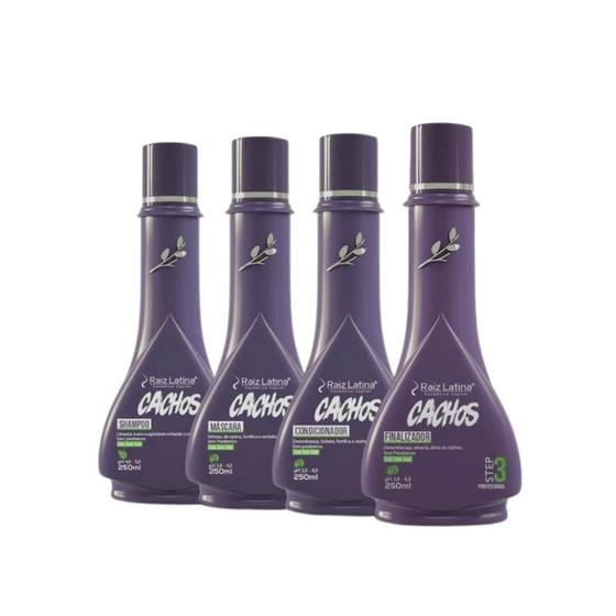 Imagem de Raiz Latina Kit Cachos 4 passos