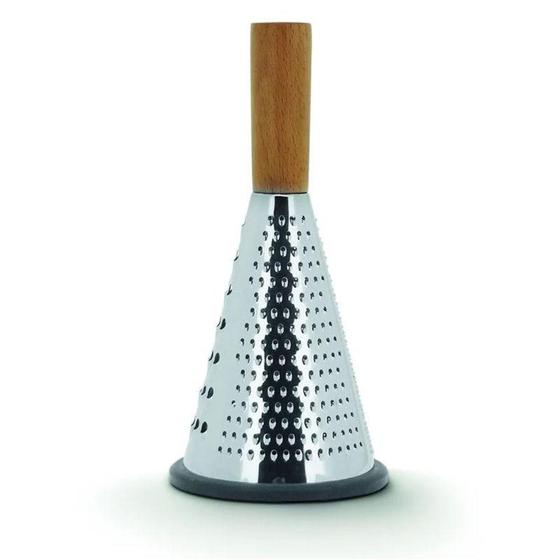 Imagem de Ralador 3 Faces para Mesa com Alça de Madeira Inox Mimo - Mimo Style