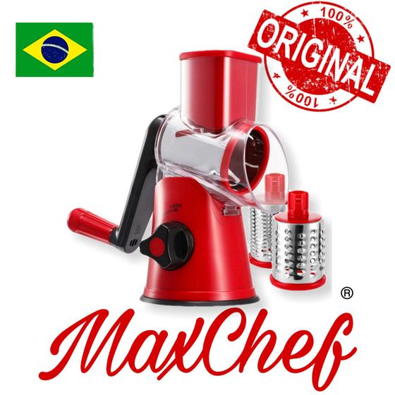 Ralador Cortador Legumes Queijo Couve 3 em 1 MaxChef Ship It Original Menor preço em Ralador Cortador Legumes Queijo Couve 3 em 1 MaxChef Ship It Original