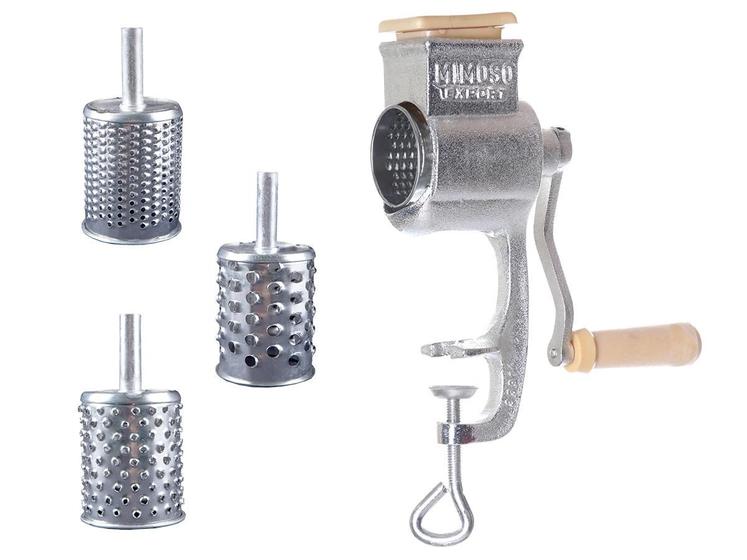 Ralador De Coco E Queijo Manual Multiuso Com 3 Ralos Mimoso Menor preço em Ralador De Coco E Queijo Manual Multiuso Com 3 Ralos Mimoso